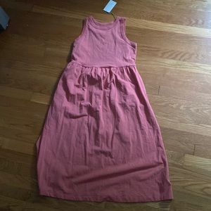 Pink shift dress